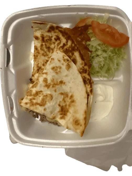 Quesadilla Especial - Special quesadilla loaded with cheese and your choice of meat